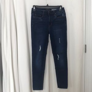 Aeropostale distressed high wasted jegging